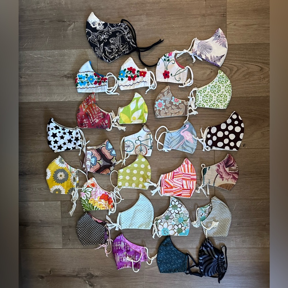 28 Double Layered Cotton Face Masks